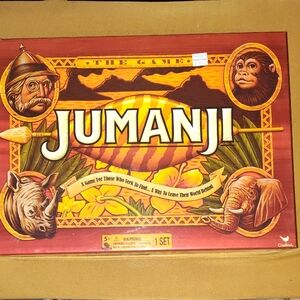 Jumanji Board Game - Classic Adventure in Red 2017
